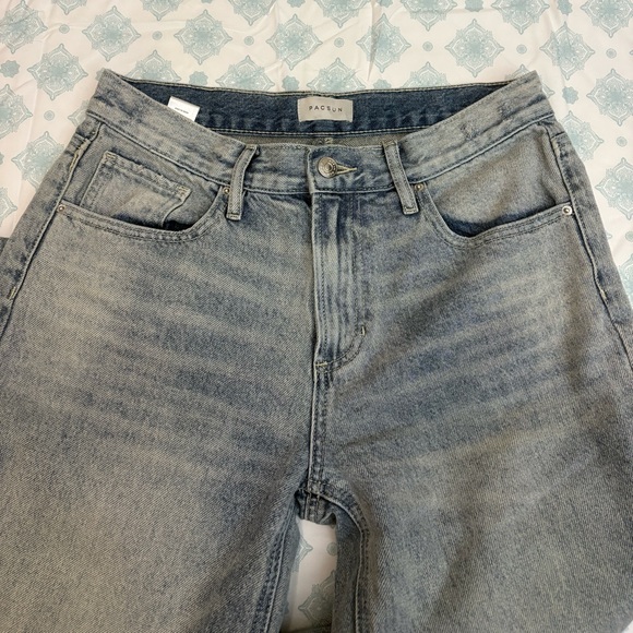 Pacsun Lena Low Rise Super Baggy Bow Jeans - Picture 5 of 13